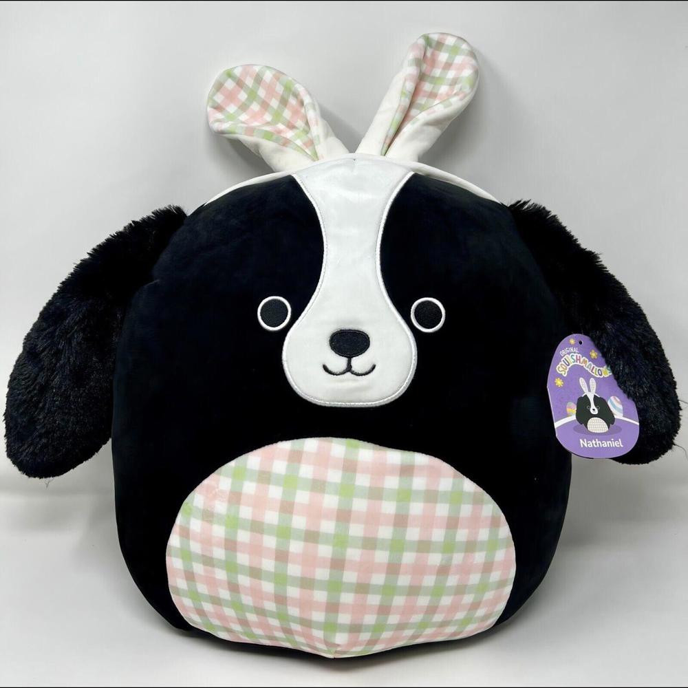 Squishmallow 14” Nathaniel the Cocker Spaniel Dog Easter Exclusive PLUSH NEW
